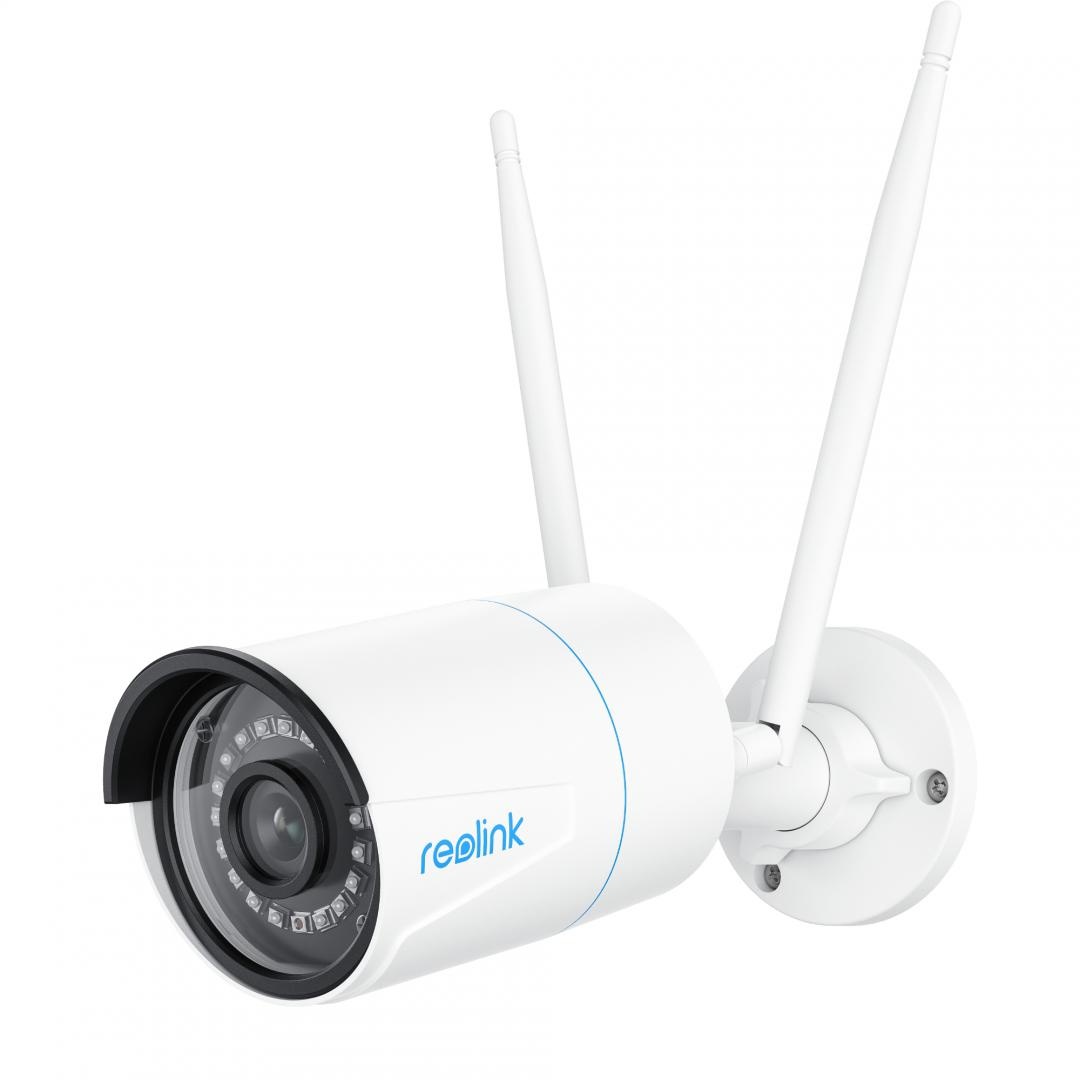 Reolink RLC-510WA W320 5MP IR 30m Cameră de supraveghere Dual-BandWi-Fi, Detectie oameni/vehicule/animale, IP66, Audio bidirecțional, Instalare ușoară și flexibilă 512GB SD card