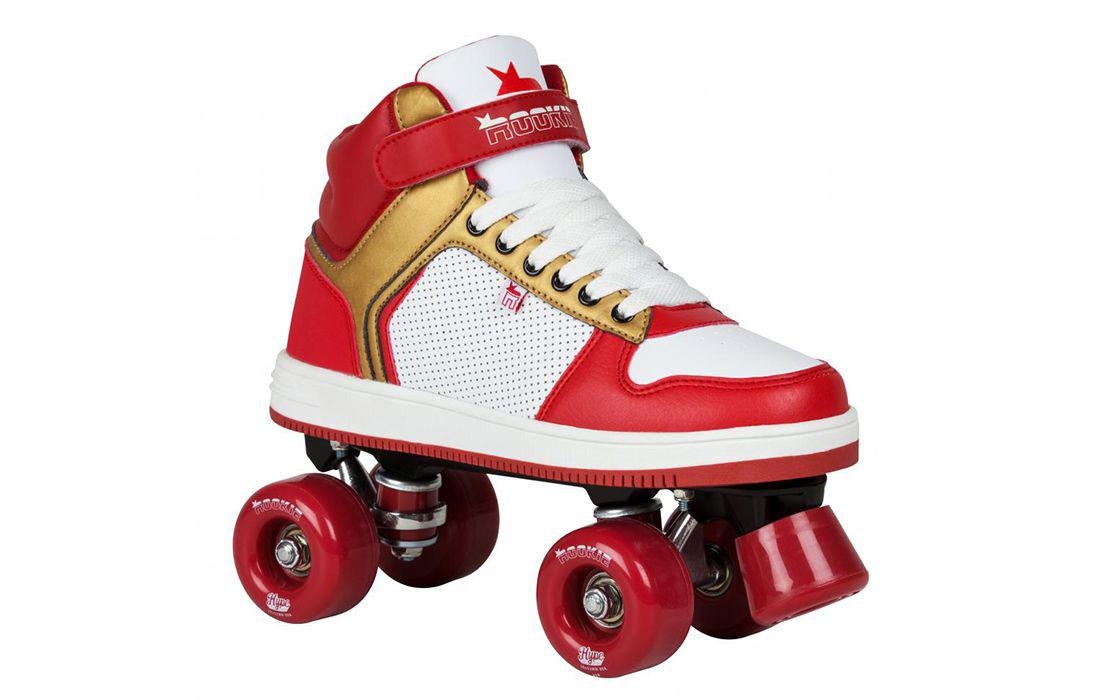 Role Quad Rookie Hype Hi-Top Trainer Mărimea 40 Roșu/Auriu – RKE-SKA-2080