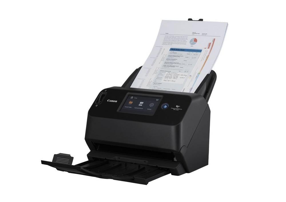 Scanner Canon DR-S130, dimensiune A4, tip sheetfed, viteza scanare: 30ppm alb-negru si color, duplex, rezolutie optica 600dpi, ADF 60 coli, senzor CIS, software: ISIS / TWAIN Driver (Windows 8.1 / 10. Windows Server 2012 R2 /2016 / 2019) CaptureOnTouch