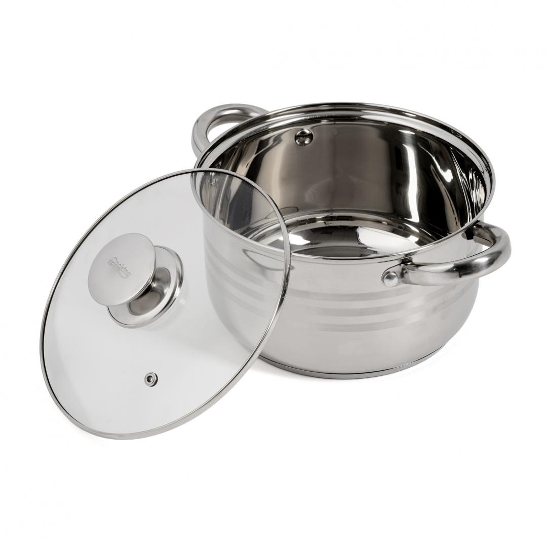 SEMIOALA INOX+CAPAC, 20X11.5 CM, 3.5 L, MYRA, COOKING BY HEINNER - 1 | YEO