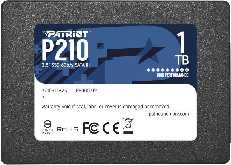 SSD Patriot P210, 1TB, SATA III - 1 | YEO