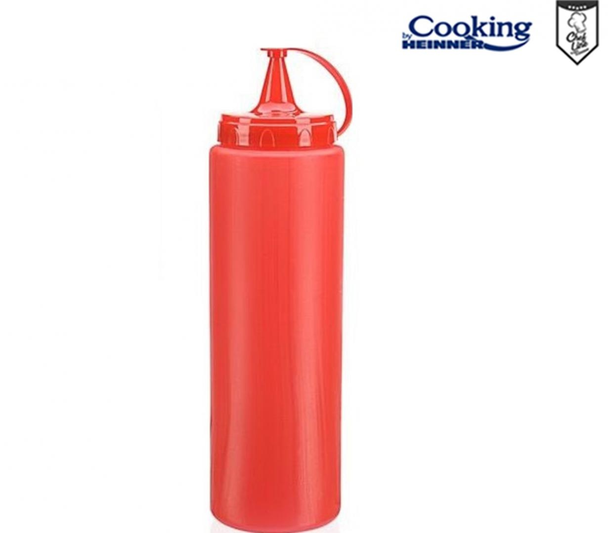 Sticla Dispenser Sosuri 500 ml Roșu - Chef Line