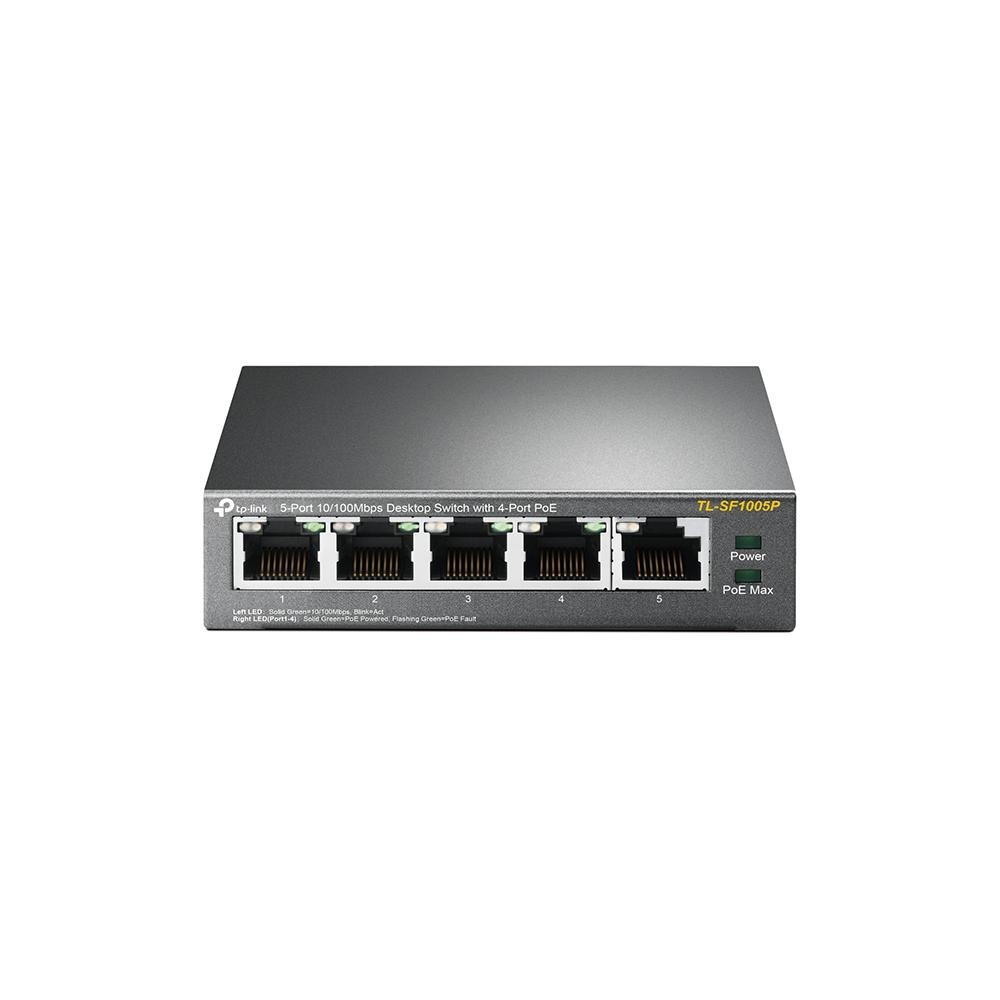 Switch TP-LINK TL-SF1005P, 5 Port, 10/100 Mbps