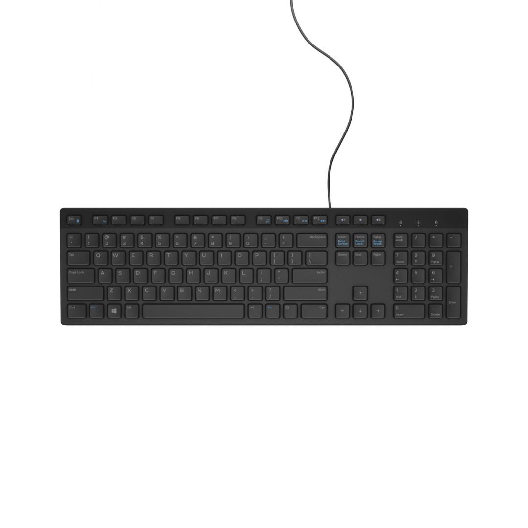 Tastatura Dell Keyboard Multimedia KB216, Wired, neagra