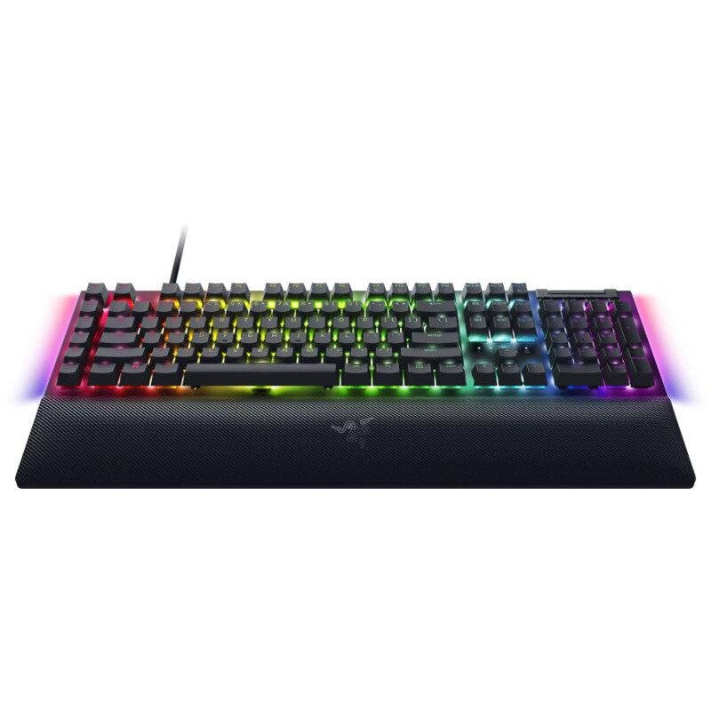 Tastatura mecanica gaming BlackWidow V4 (Green Switch), negru - 2 | YEO