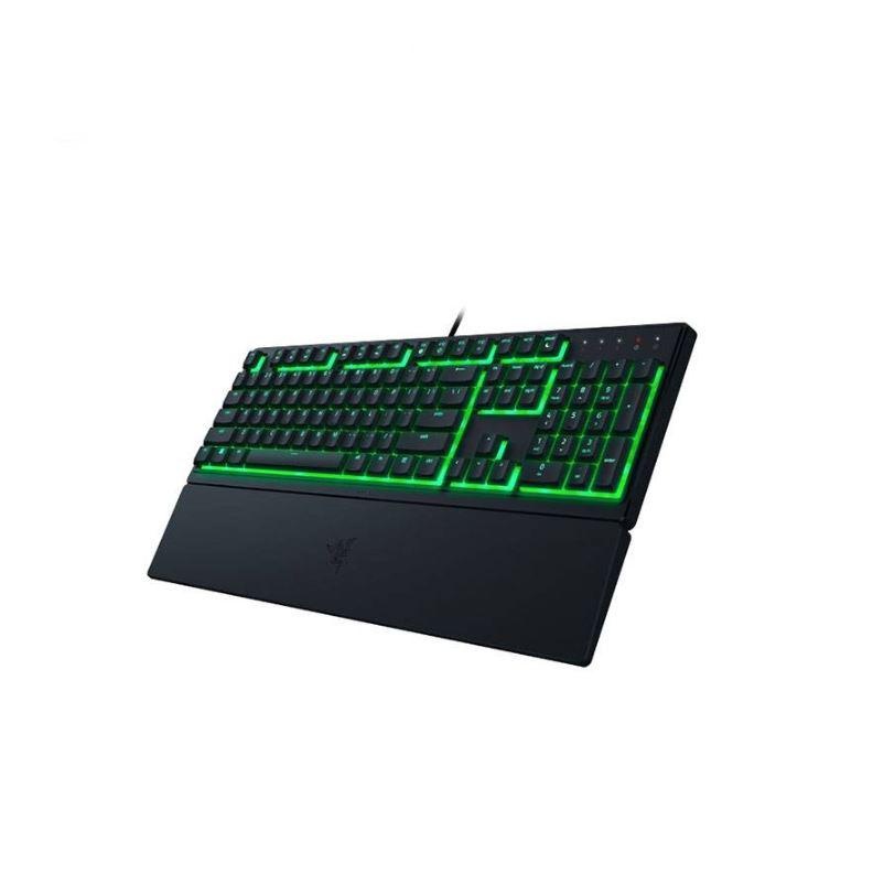 Tastatura Razer Ornata V3 X - Low Profile Gaming Keyboard - US Layout TECH SPECS SWITCH TYPE Razer™ Membrane Switch APPROXIMATE SIZES Full Size LIGHTING Single Zone Razer Chroma™ RGB Lighting WRIST REST Yes ONBOARD MEMORY None MEDIA KEYS None - 2 | YEO