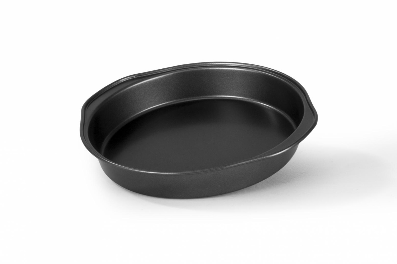 Tavă rotundă antiaderentă pentru cuptor Vanora Home, 24 x 21.5 x 4 cm, oțel carbon