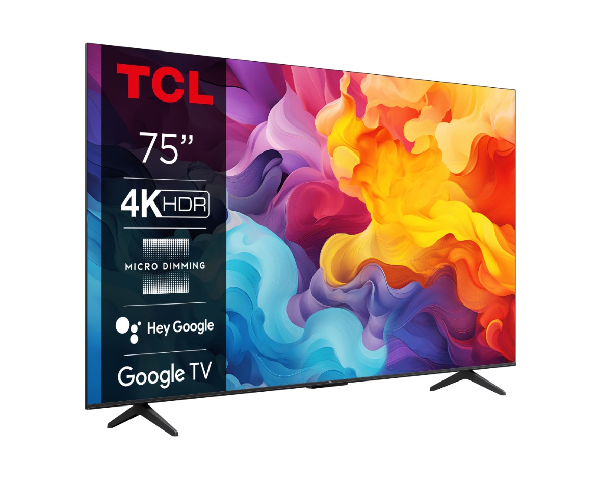 Televizor TCL LED 75V6B, 189 cm, Smart Google TV, 4K Ultra HD, Clasa E - 1 | YEO