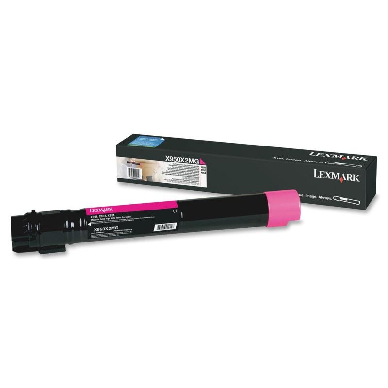 Toner Lexmark X950X2MG, magenta, 22 k, X950de , X950de Statoil ,X950dhe , X952de , X952dhe , X952dte , X954de , X954dhe