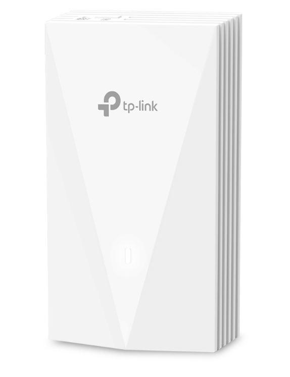 TP-Link Wireless Access Point EAP655-WALL, AX3000 Wireless Dual Band Indoor, 802.3af/at PoE, viteza transfer: 5 GHz 2402 Mbps, 2.4 GHz 574 Mbps, Interfata: Uplink: 1× 10/100/1000, Downlink: 3× 10/100/1000, dimensiuni: 143 × 86 × 42.6 mm.