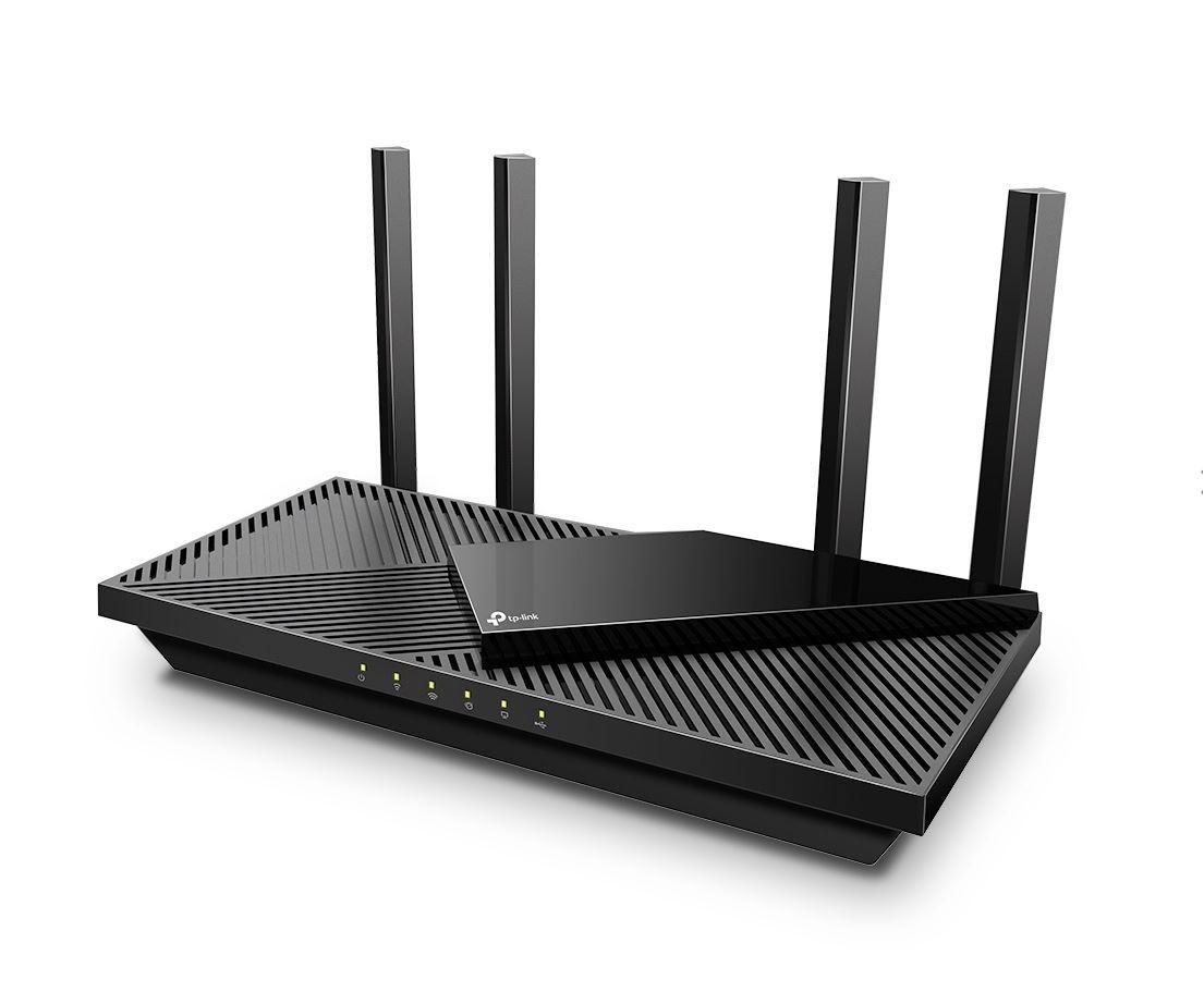 TP-Link Wireless Router, ARCHER AX55 ;WI-FI 6 ,dual band AX3000 5 GHz: 2402 Mbps (802.11ax), 2.4 GHz: 574 Mbps(802.11ax), Standard and Protocol: IEEE 802.11ax/ac/n/a 5 GHz, IEEE 802.11ax/n/b/g 2.4 GHz4 x Antene Externe fixe, 1× Port WAN/LAN Gigabit, 4× - 1 | YEO