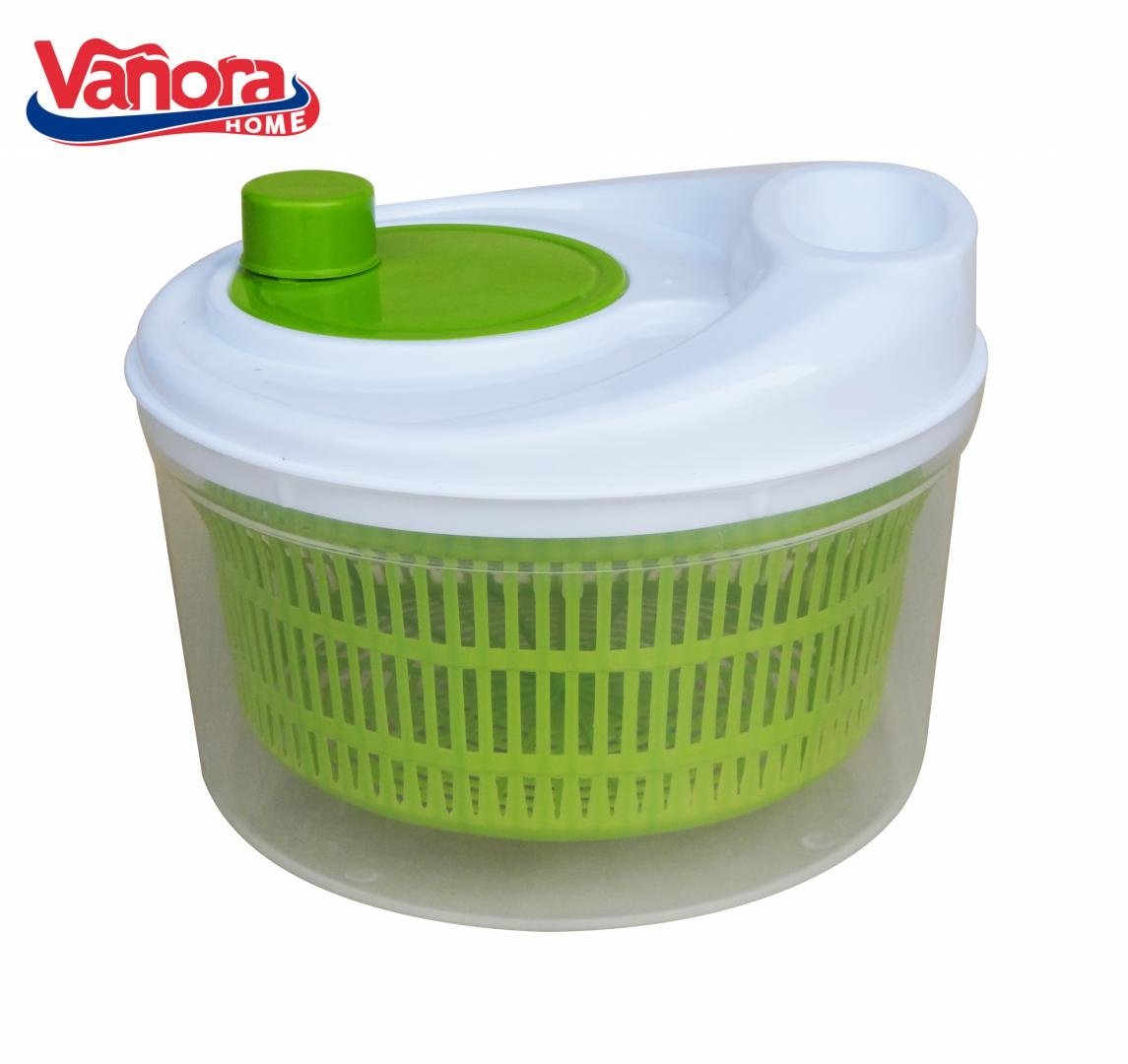 USCATOR SALATA SI VERDETURI CU CENTRIFUGA, 4.5L, VERDE, VANORA HOME