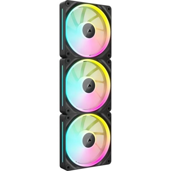 Ventilatoare Carcasa CORSAIR iCUE LINK LX120 3x120mm RGB NEGRU - 1 | YEO