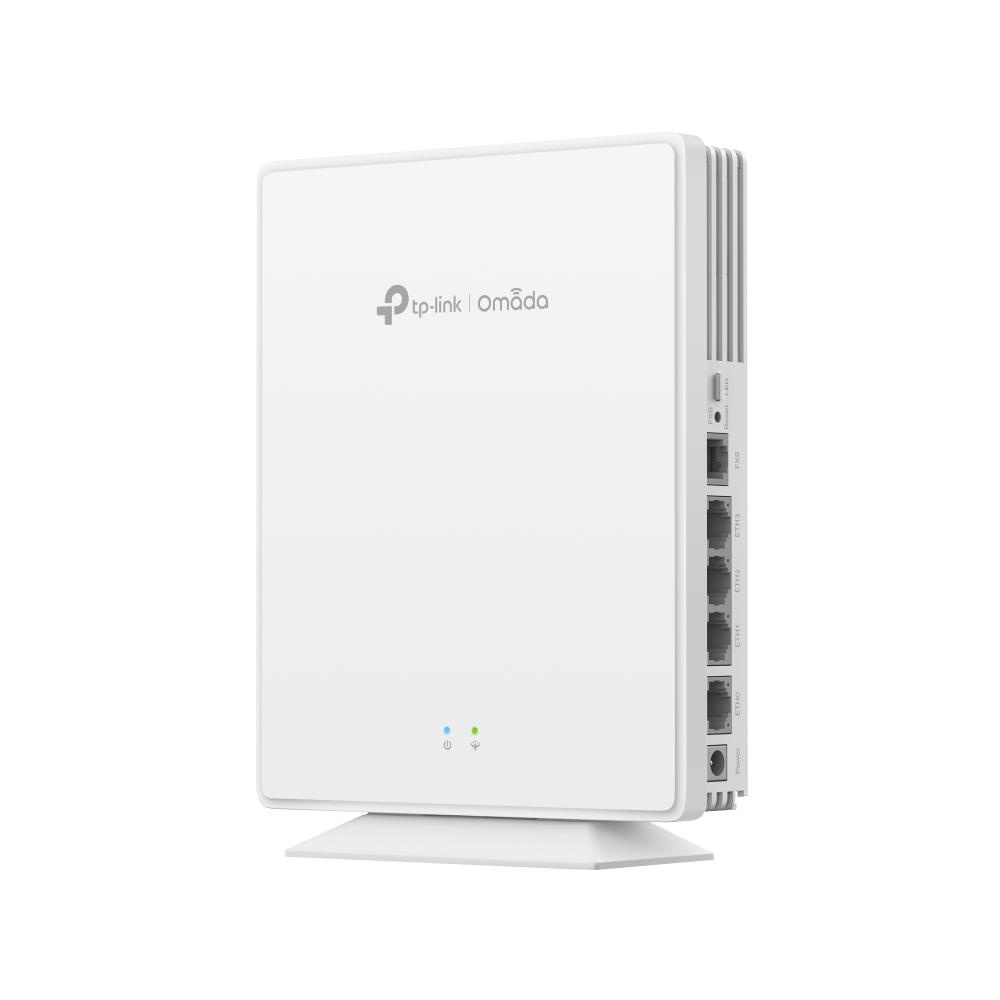 Acces Point TP-Link EAP610GP-Desktop, 4 x RJ-45 ports, viteza transfer LAN 10/100/1000 Mbps, standarde WIFI IEEE 802.11 a/b/g/n/ac/ax, rate de transfer 1775 Mbps, 2.4GHz: 574 Mbps, 5GHz: 1201 Mbps, Dual Band, 1 x antena interna, greutate 492 g, alb - 1 | YEO