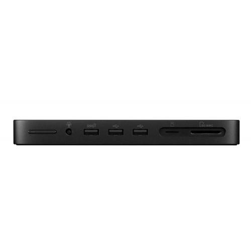 ASUS DC500 Triple 4K USB-C Dock, Interfata USB-C,Putere alimentare 96 W, Compatibilitate Universal, Rezolutii video suportate 4K @60Hz, Dimensiune 21 x 185 x 80 mm, Greutate 335 g, Culoare Negru, Caracteristici LAN 10/100/1000/2500 Mbps, USB 2.0 2, USB