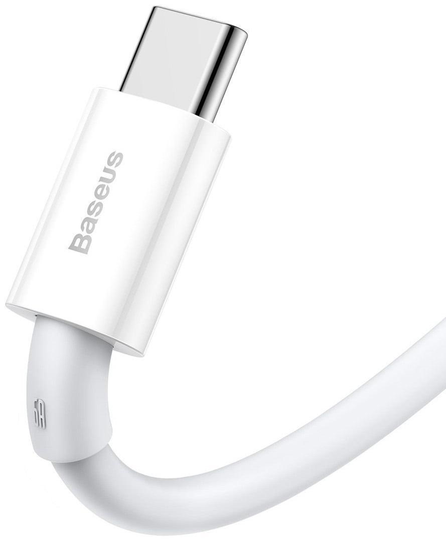 Cablu alimentare si date Baseus Superior, Fast Charging Data Cable pt. smartphone, USB la USB Type-C 66W, 2m, alb - 2 | YEO