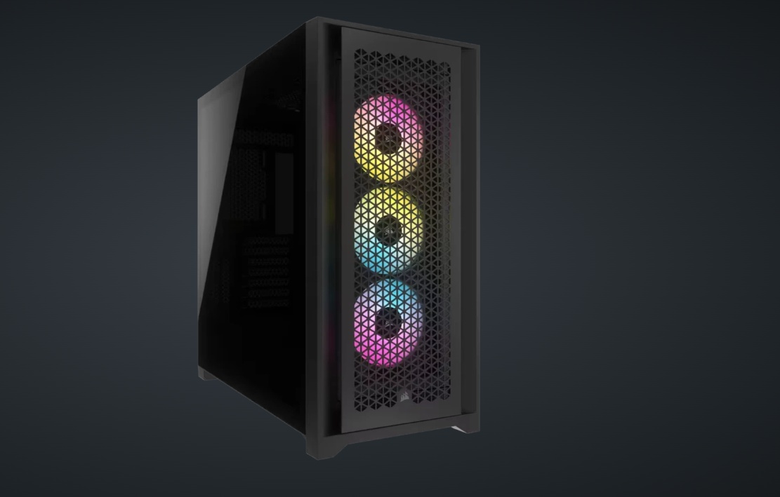 Carcasa Corsair iCUE 5000D RGB Airflow Mid Tower NEGRU - 1 | YEO