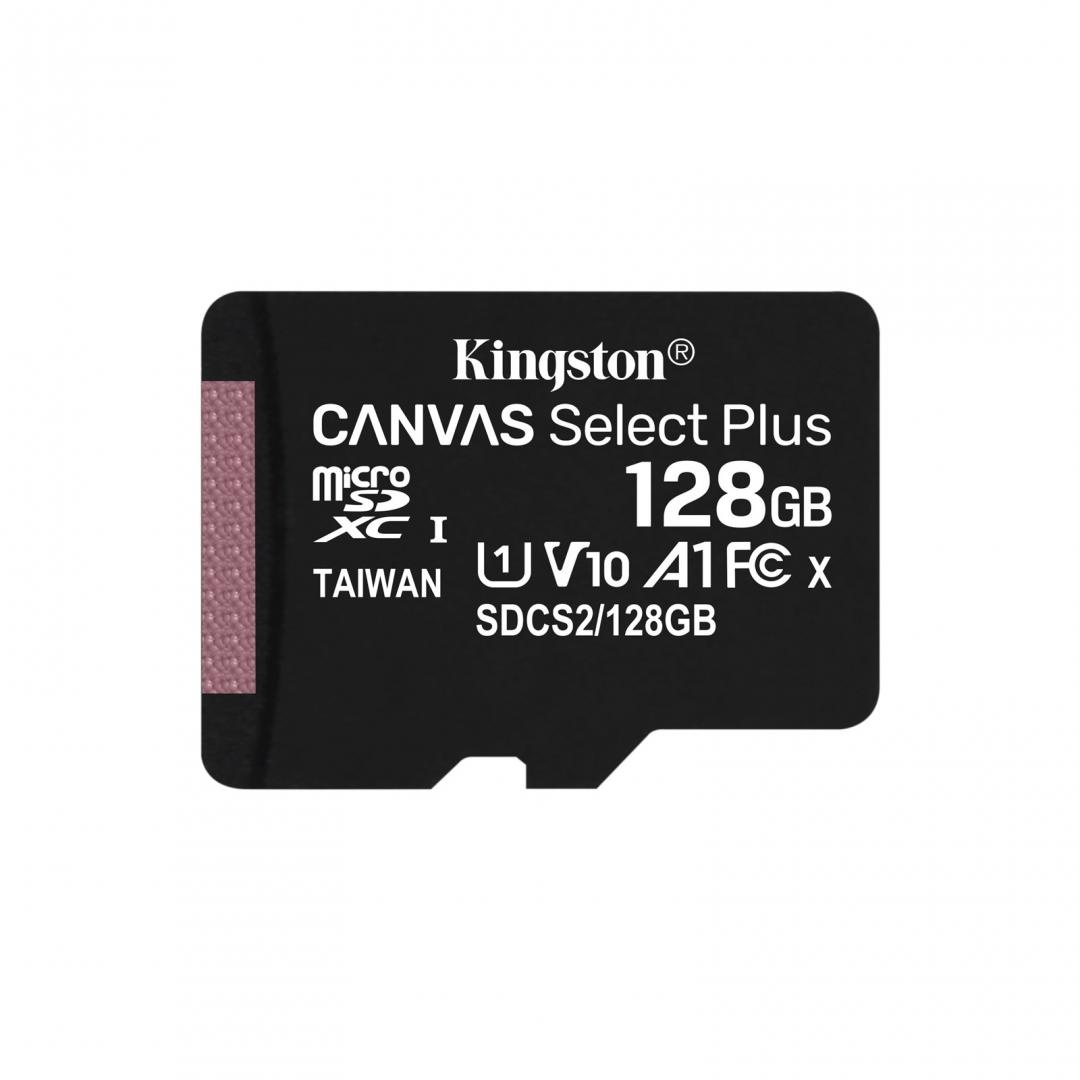 Card de Memorie MicroSD Kingston Select Plus, 128GB, Class 10 - 1 | YEO