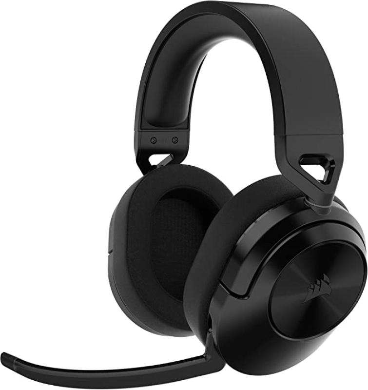 Casti cu microfon Corsair HS55 WIRELESS 20Hz- 20KHz, 32 ohm, difuzor 50mm, negru - 2 | YEO