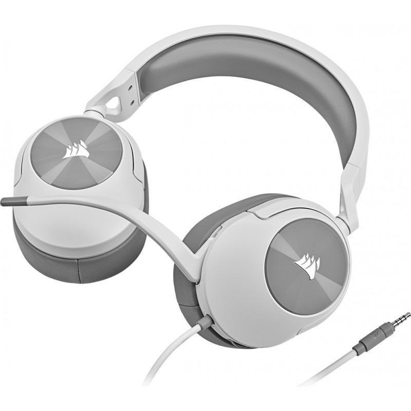 Casti Gaming CORSAIR HS55 WIRELESS— White - 1 | YEO