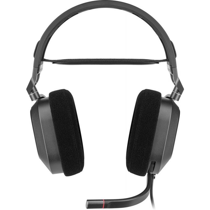 Casti Gaming cu microfon Corsair HS80 Surround 7.1, 20Hz - 40 kHz, 32ohm, 116db, driver 50mm, negru - 1 | YEO