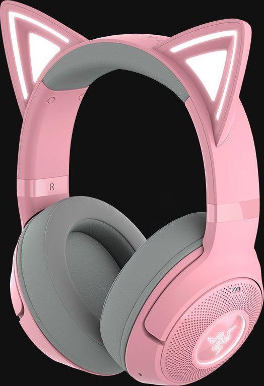 Casti Razer Kraken Kitty V2 Bluetooth 5.2Quartz Edition