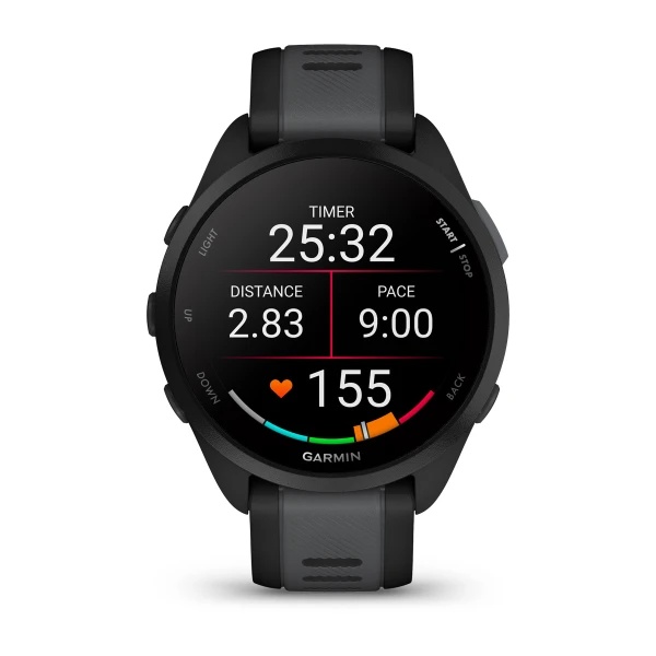 Ceas Garmin Forerunner 165, Black/Grey - 1 | YEO