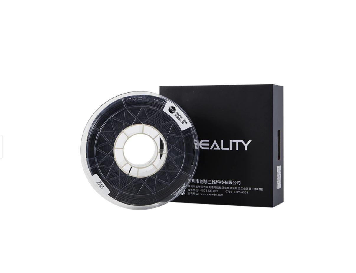 CREALITY CR PLA 3D Printer Filament, 1KG, black, Printing temperature: 190-220, Filament diameter: 1.75mm, Tensile strength: 60MPa, Size of filament wheel: Diameter 200mm, height 66mm, hole diameter 56mm. Utilizare: pana la 6 luni de la deschiderea