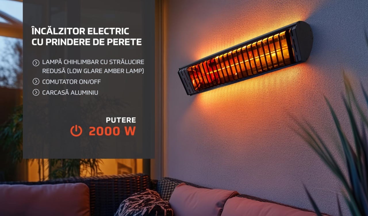 HEINNER Incalzitor electric cu prindere de perete 2000W - 3 | YEO