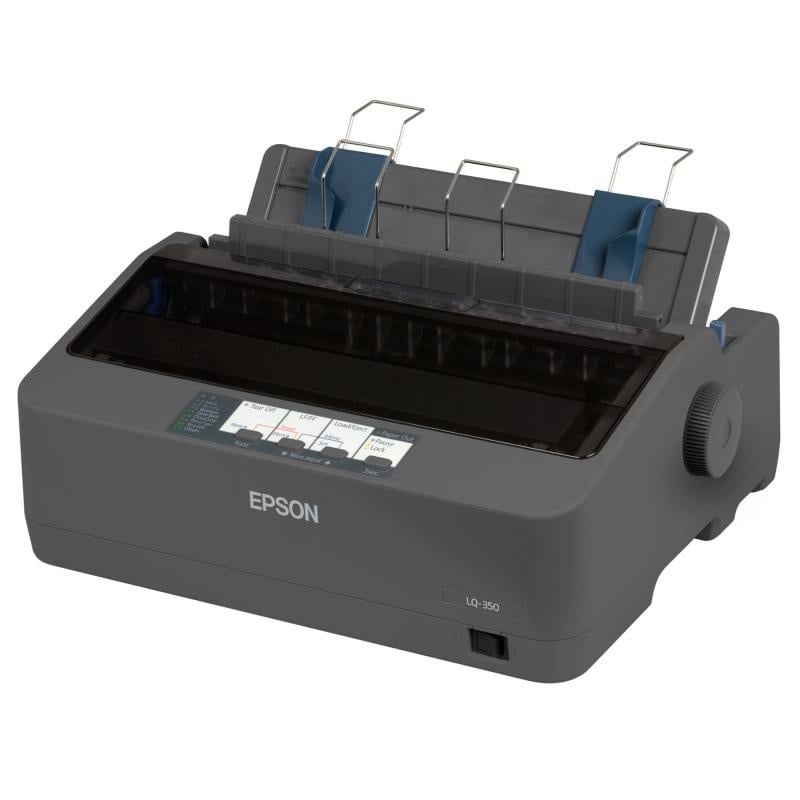 Imprimanta matriceala mono Epson LQ-350, dimensiune A4, numar ace: 24 pini, viteza 10cpi, rezolutie 360x180dpi, memorie 128KB, limbaje de printare IBM 2390 Plus, ESC/P2, interfata USB 2.0, Bidirectional parallel, RS-232, consumabile: S015633, optional: - 1 | YEO