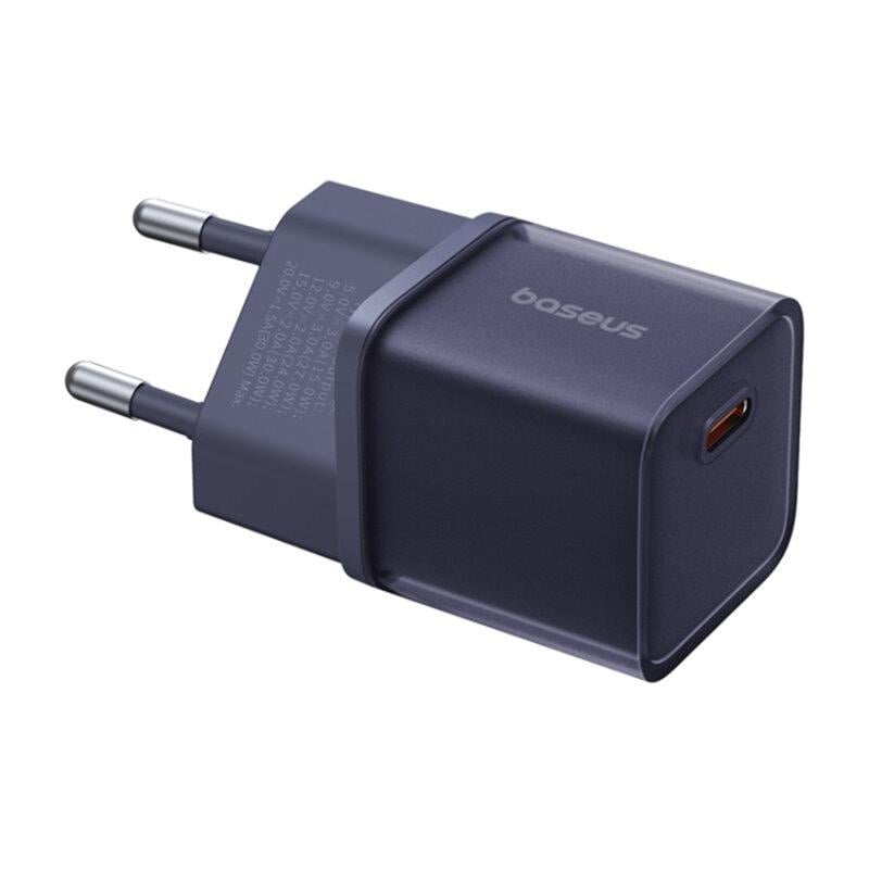 Incarcator retea Baseus GaN5S, Quick Charge 30W, 1 x USB Type-C 5V/3.0A ,violet inchis