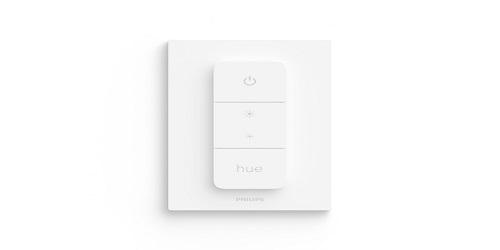 Intrerupator cu variator Philips Hue, Wireless, ZigBee, baterie1xCR2032inclusa, IP20, Alb