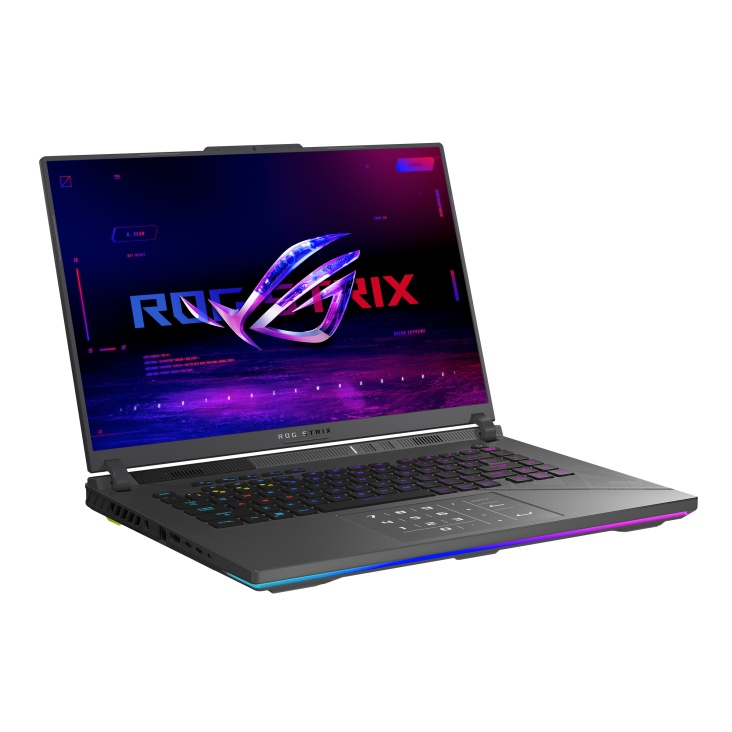 Laptop Gaming ASUS ROG Strix G16, G614JVR-N4080, 16-inch, QHD+ 16:10 (2560 x 1600, WQXGA), ROG Nebula Display, I9-14900HX, Intel® UHD Graphics, RTX 4060, 240Hz, 2x DDR5 SO-DIMM slots 2x PCIe, DDR5 32GB, 1TB PCIe® 4.0 NVMe™ M.2 SSD, 500nits, Anti-glare - 2 | YEO