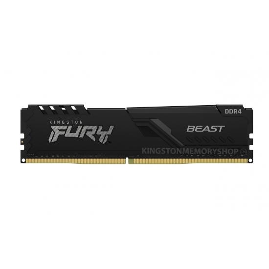 Memorie RAM Kingston Fury Beast, DIMM, DDR4, 32GB, 3200MHz, CL16, 1.35V, Kit of 2 - 1 | YEO