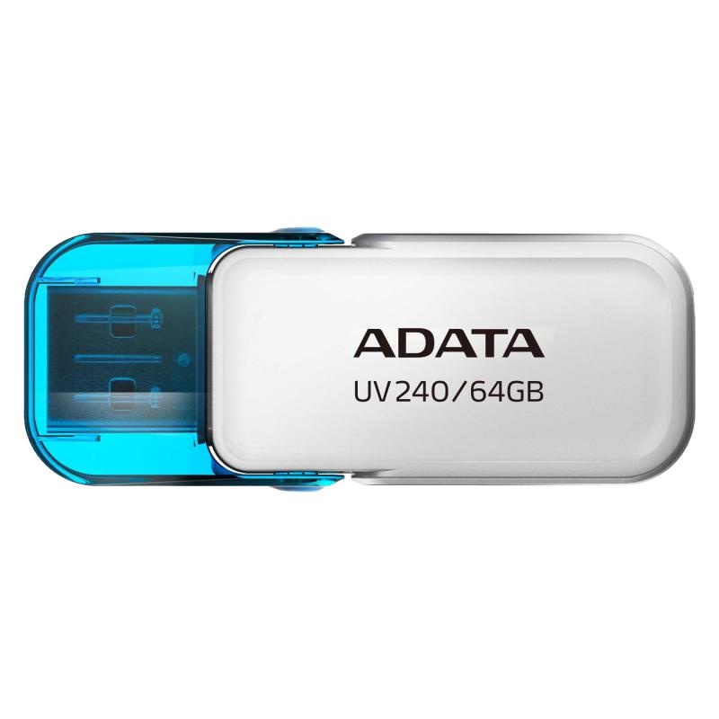 Memorie USB Flash Drive Adata , 64GB ,AUV240-8G-RRD , USB 2.0 , White - 2 | YEO