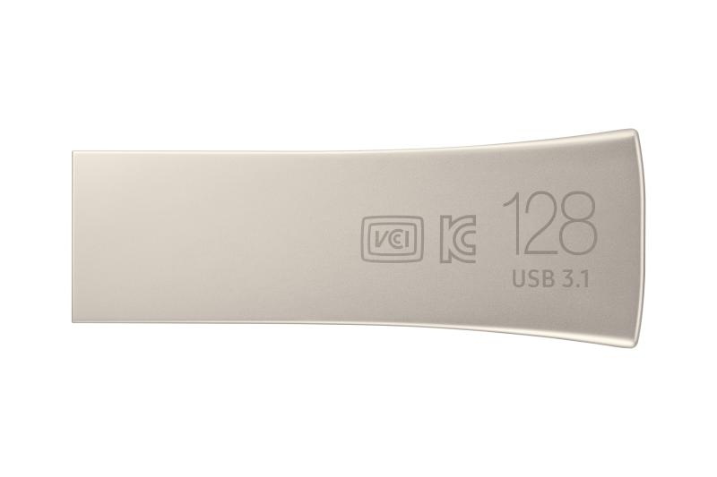 Memorie USB Flash Drive Samsung 128GB BAR Plus, USB 3.1 Gen1, Champaign Silver - 3 | YEO