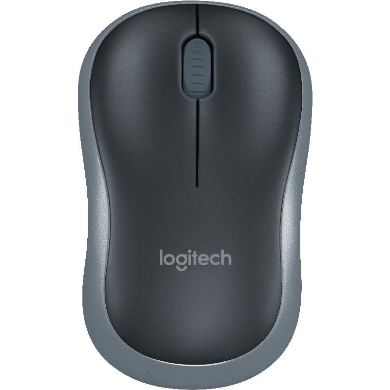 Mouse Logitech M185 Wireless, rezolutie 1000 DPI, negru - 1 | YEO