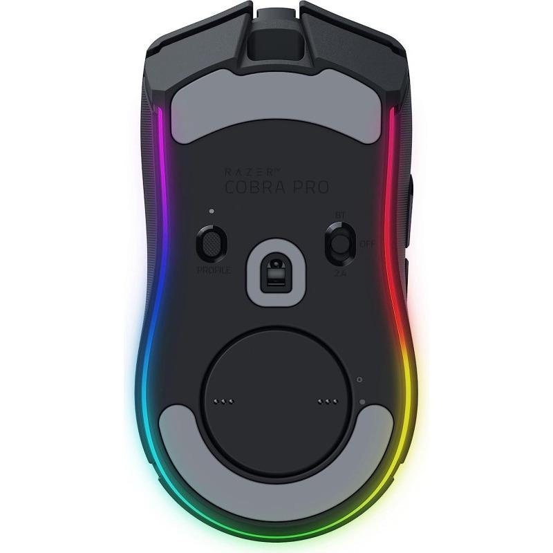 Mouse Razer Cobra Pro wireless, rezolutie 30000 dpi autonomie baterie pana la 100h (1000Hz), pana la 30h (4000Hz*), pana la 170h (Bluetooth), alb - 3 | YEO