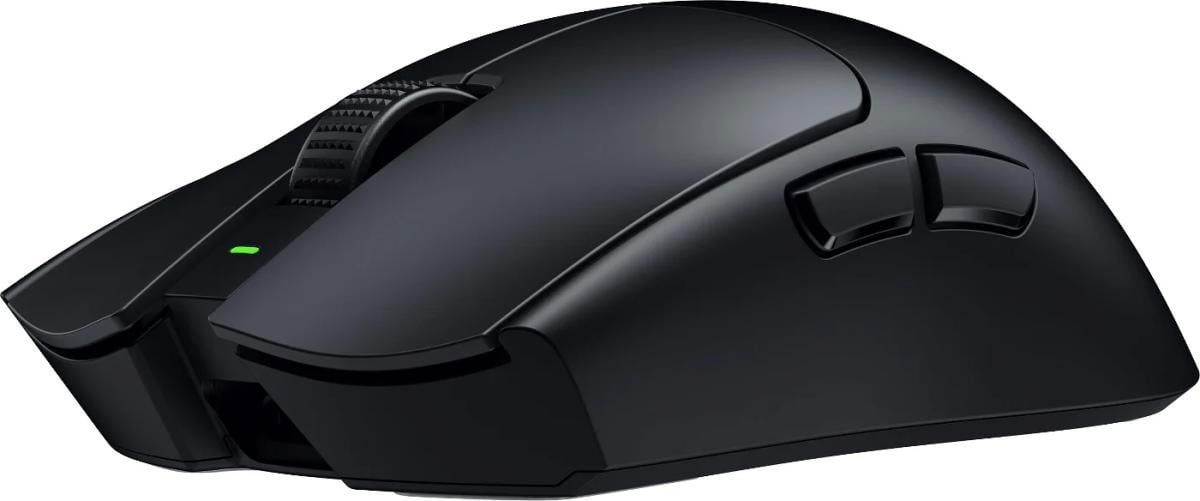 Mouse Razer Viper V3 Pro, rezolutie maxima 35000 DPI, durata de viata baterie pana 95 hours la 1000 Hz, pana la 62 pre la 2000 Hz, pana la 40 ore la 4000 Hz pana la ore la 8000 Hz, negru