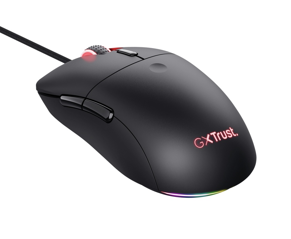 Mouse Trust GXT981 Redex cu fir, USB 2.0, 10000 DPI, negru - 3 | YEO