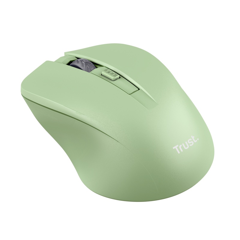 Mouse Trust Mydo Wireless, rezolutie 1800 DPI, 4 butoane, durata de viata baterie 6 luni, verde - 2 | YEO