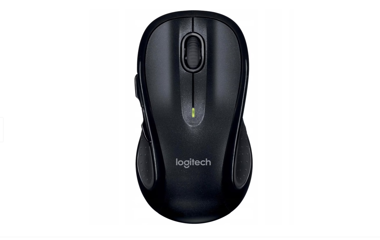 Mouse wireless Logitech M510, rezolutie maxima 1000 DPI, tehnologie laser, dimensiuni 120 x 65 x 41 mm, negru - 1 | YEO