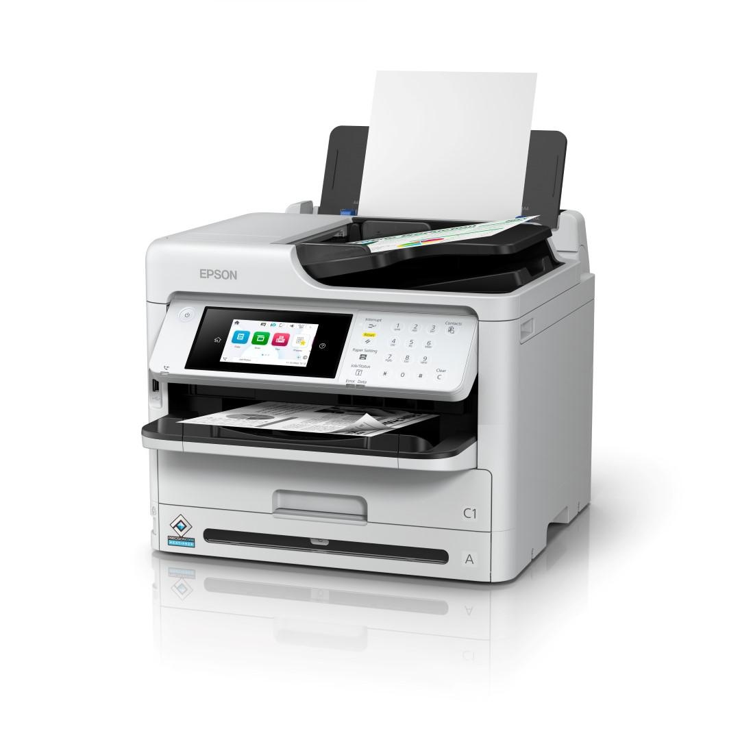 Multifunctional Epson mono Inkjet WF-M5899DWF ( Print, Copy, Scan, FAX), Dimensiune: A4, Viteza printare: 34ppm, Duplex, Rezolutie printare: 1.200 x 2.400 DPI, Scanner CIS, Scanare: 30Ipm, Rezolutie scanare: 1.200 DPI x 2.400 DPI, Scanare catre: Email, - 3 | YEO