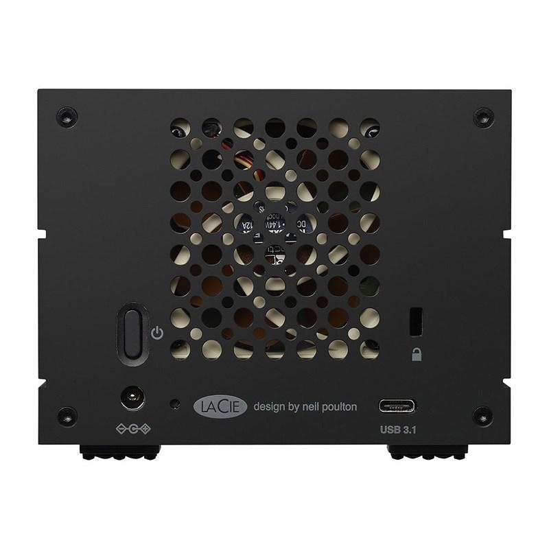 NAS Lacie, 16TB, 2big RAID, USB 3.1, USB 3.0, Transfer speed: up to 440 MB/s, 5 ani serviciul de Rescue Recovery, Negru - 2 | YEO