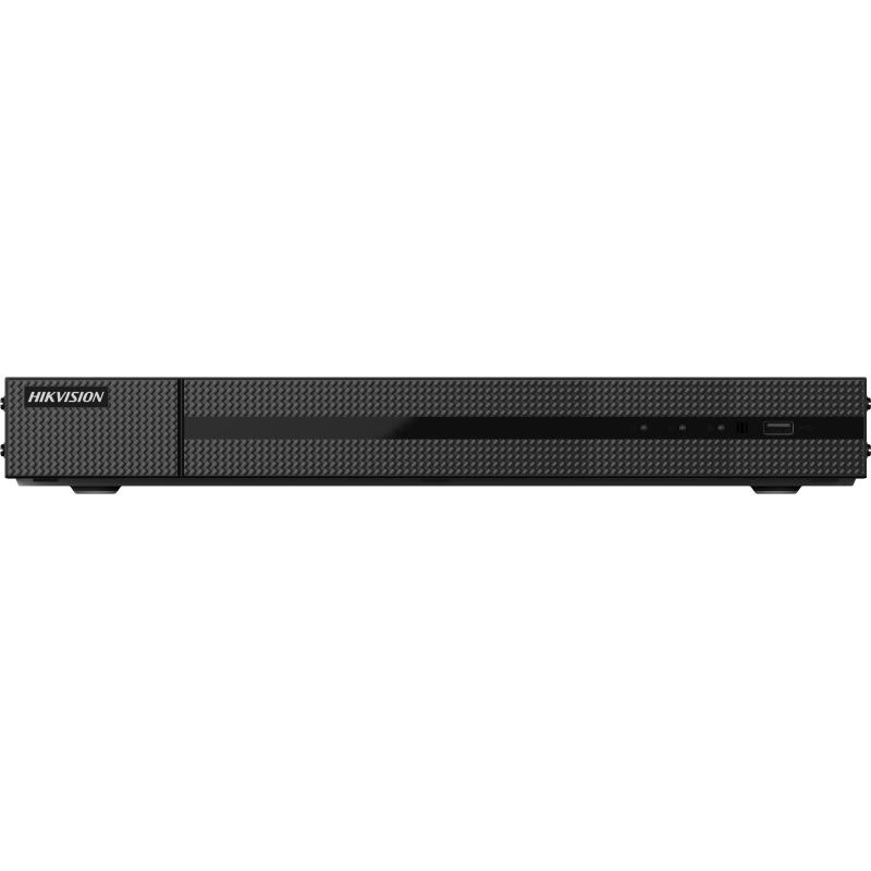 NVR HiWatch 8 canale HWN-5208MH-8P(D), 2-ch@12 MP or 3-ch@8 MP or 6-ch@4 MP or 12-ch@1080p, iesiri: HDMI/VGA, 2x SATA max 10TB pe HDD, AI by Device: Facial recognition, perimeter protection, motion detection 2.0; AI by Camera: Facial recognition,