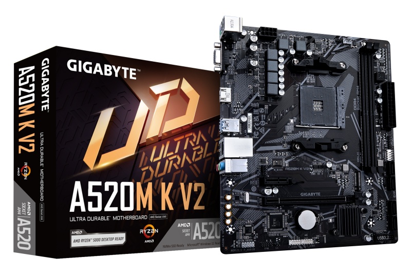 Placa de baza Gigabyte A520M K V2 AM4 - 4 | YEO