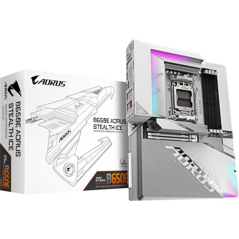 Placa de Baza GIGABYTE B650E AORUS STEALTH ICE AM5