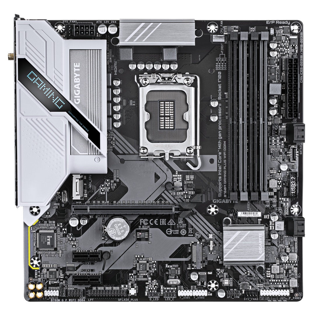 Placa de Baza GIGABYTE B760M GAMING PLUS WIFI LGA1700 - 1 | YEO