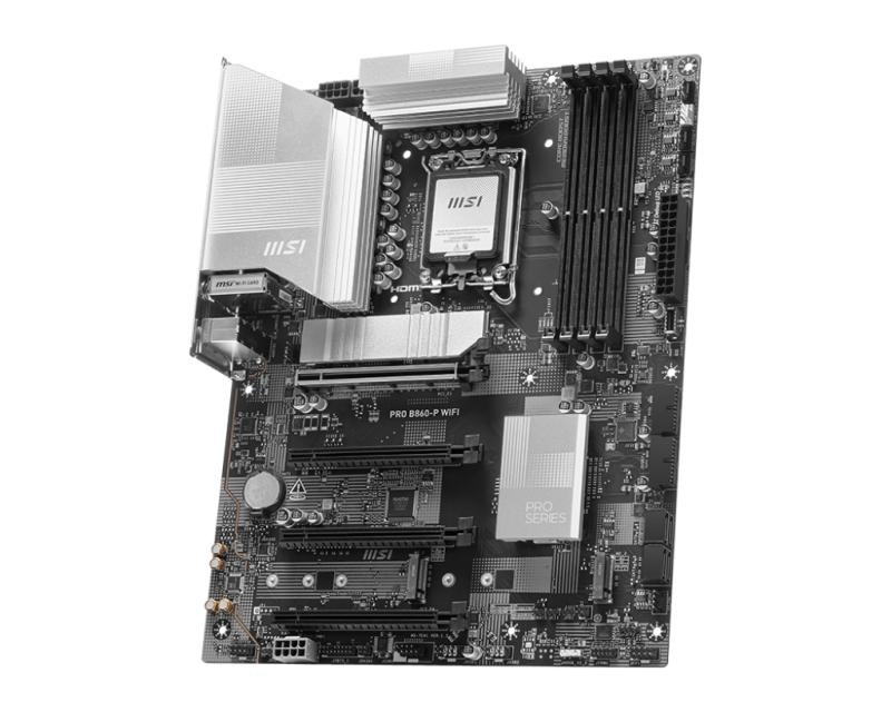 Placa de Baza MSI B860-P WIFI LGA1851, 4x DDR5, 1x HDMI 1x DP 1x Type-C, 4x PCIE x16, 3x M.2, 4x SATA 6GB/s, ATX - 3 | YEO