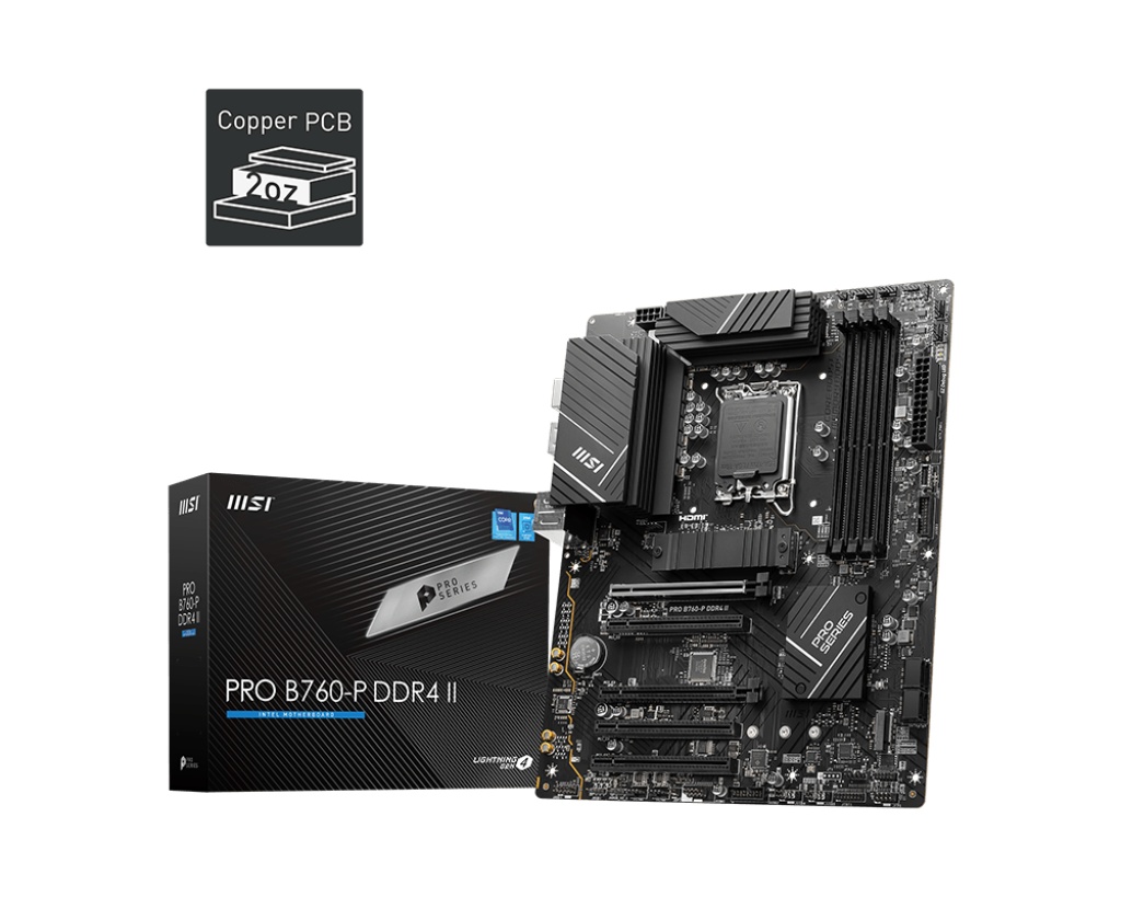 Placa de baza MSI PRO B760-P DDR4 II LGA1700 - 1 | YEO